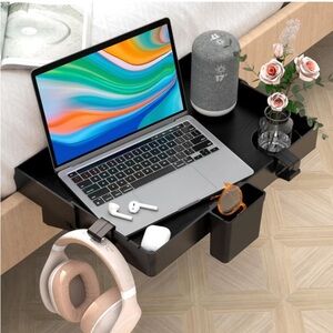 NEW Open Box *WHITE Ronlap Folding Bedside Shelf, Bunk Bed Shelf Organizer